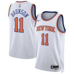 Nike Jalen Brunson New York Knicks Unisex Swingman Jersey Association Edition White