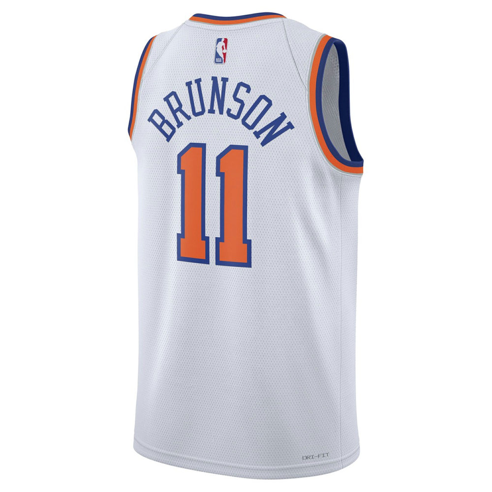 Nike Jalen Brunson New York Knicks Unisex Swingman Jersey Association Edition White