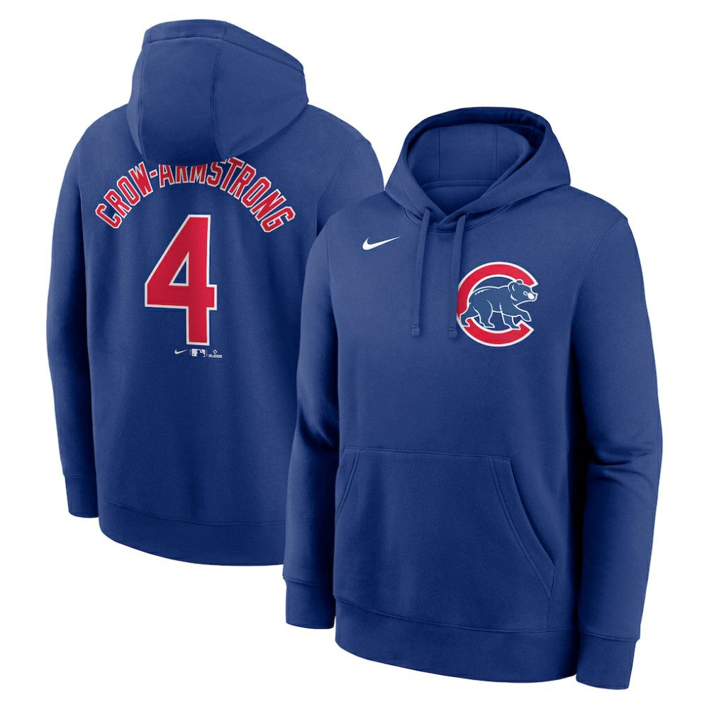 Pete Crow-Armstrong Chicago Cubs Nike Player Name & Number Club Fleece Pullover Hoodie Discount
