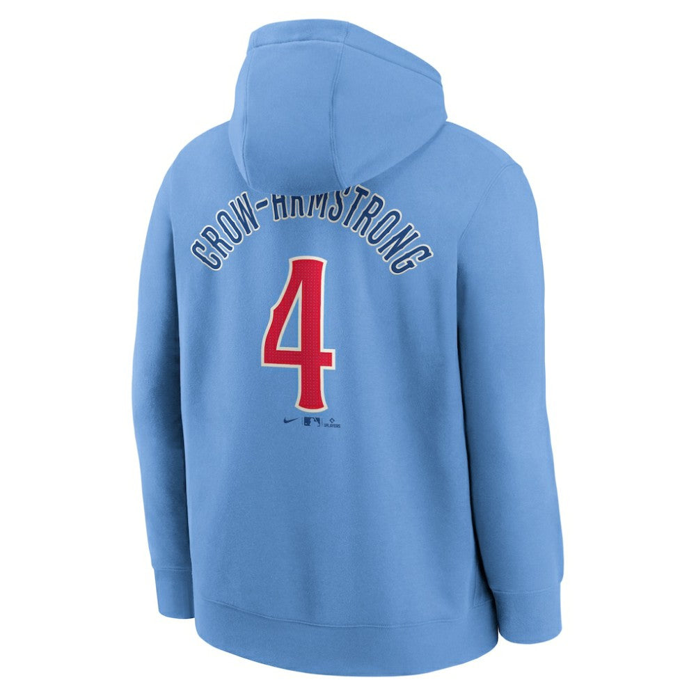 Pete Crow-Armstrong Chicago Cubs Nike Player Name & Number Club Fleece Pullover Hoodie Online