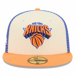 New Era New York Knicks 2025/26 City Edition Alternate 59FIFTY Fitted Hat Cream