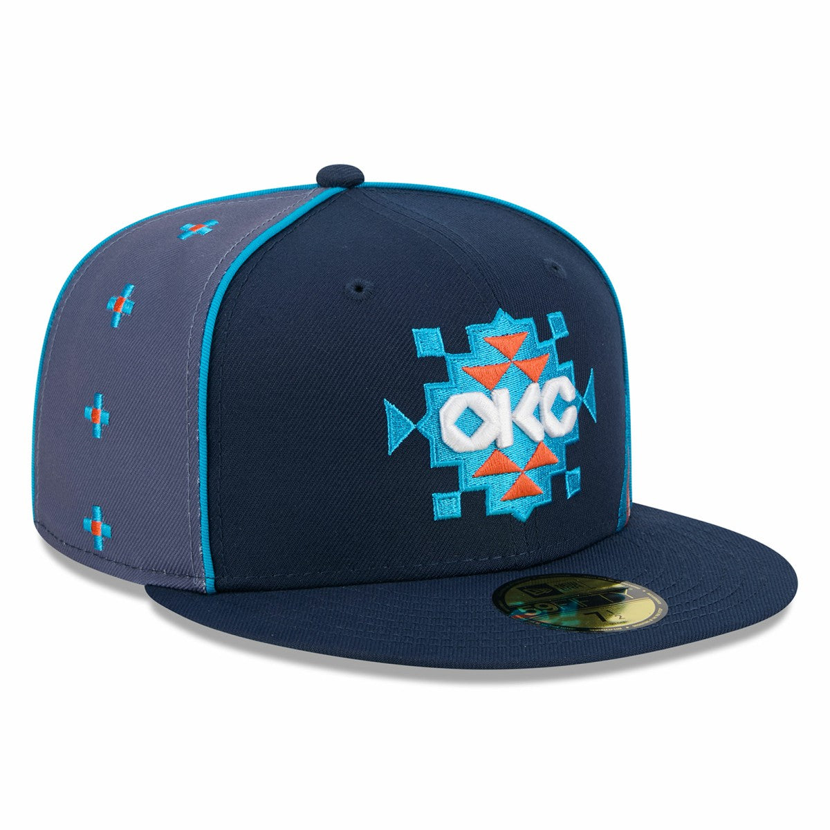 New Era Oklahoma City Thunder 2025/26 City Edition Alternate 59FIFTY Fitted Hat Navy