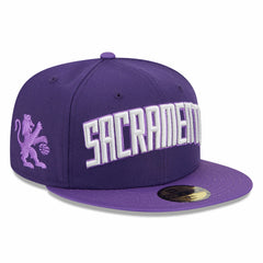 New Era Sacramento Kings 2025/26 City Edition Alternate 59FIFTY Fitted Hat Purple