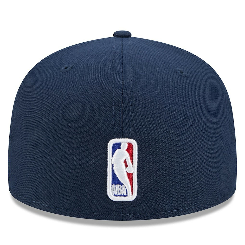 New Era Philadelphia 76ers 2025/26 City Edition Alternate 59FIFTY Fitted Hat Navy