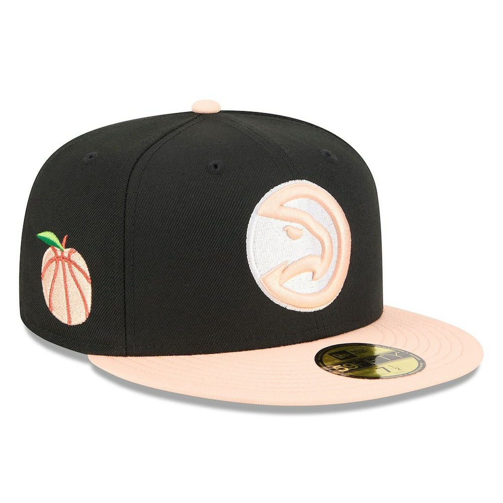 New Era Atlanta Hawks 2025/26 City Edition Alternate 59FIFTY Fitted Hat Black