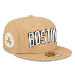 New Era Boston Celtics 2025/26 City Edition Alternate 59FIFTY Fitted Hat Gold