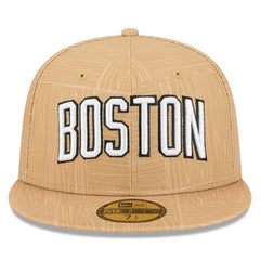 New Era Boston Celtics 2025/26 City Edition Alternate 59FIFTY Fitted Hat Gold