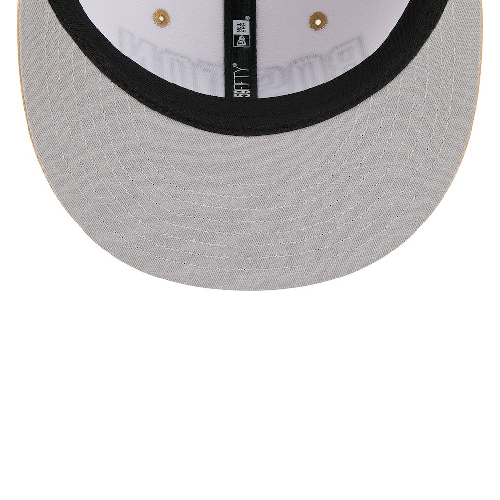 New Era Boston Celtics 2025/26 City Edition Alternate 59FIFTY Fitted Hat Gold