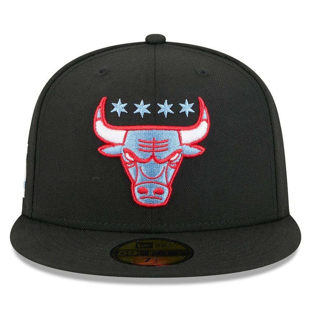 New Era Chicago Bulls 2025/26 City Edition Alternate 59FIFTY Fitted Hat Black