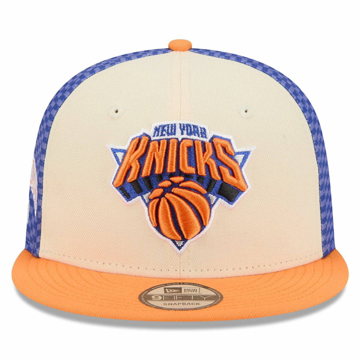 New Era New York Knicks 2025/26 City Edition Alternate 9FIFTY Snapback Hat Cream