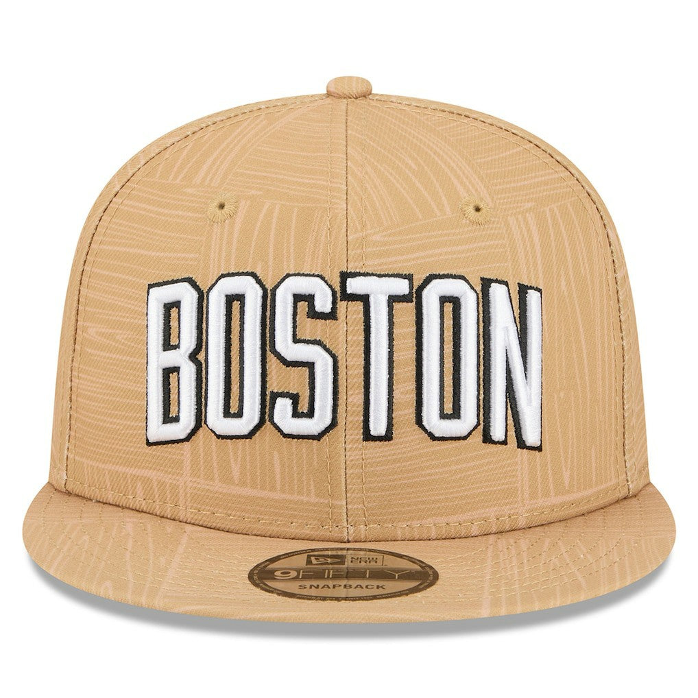 New Era Boston Celtics 2025/26 City Edition Alternate 9FIFTY Snapback Hat Gold