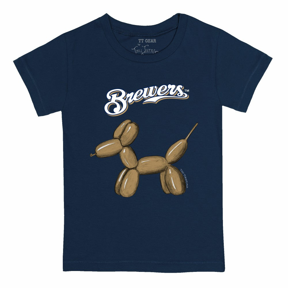 Milwaukee Brewers Tiny Turnip Youth Balloon Dog T-Shirt for sale