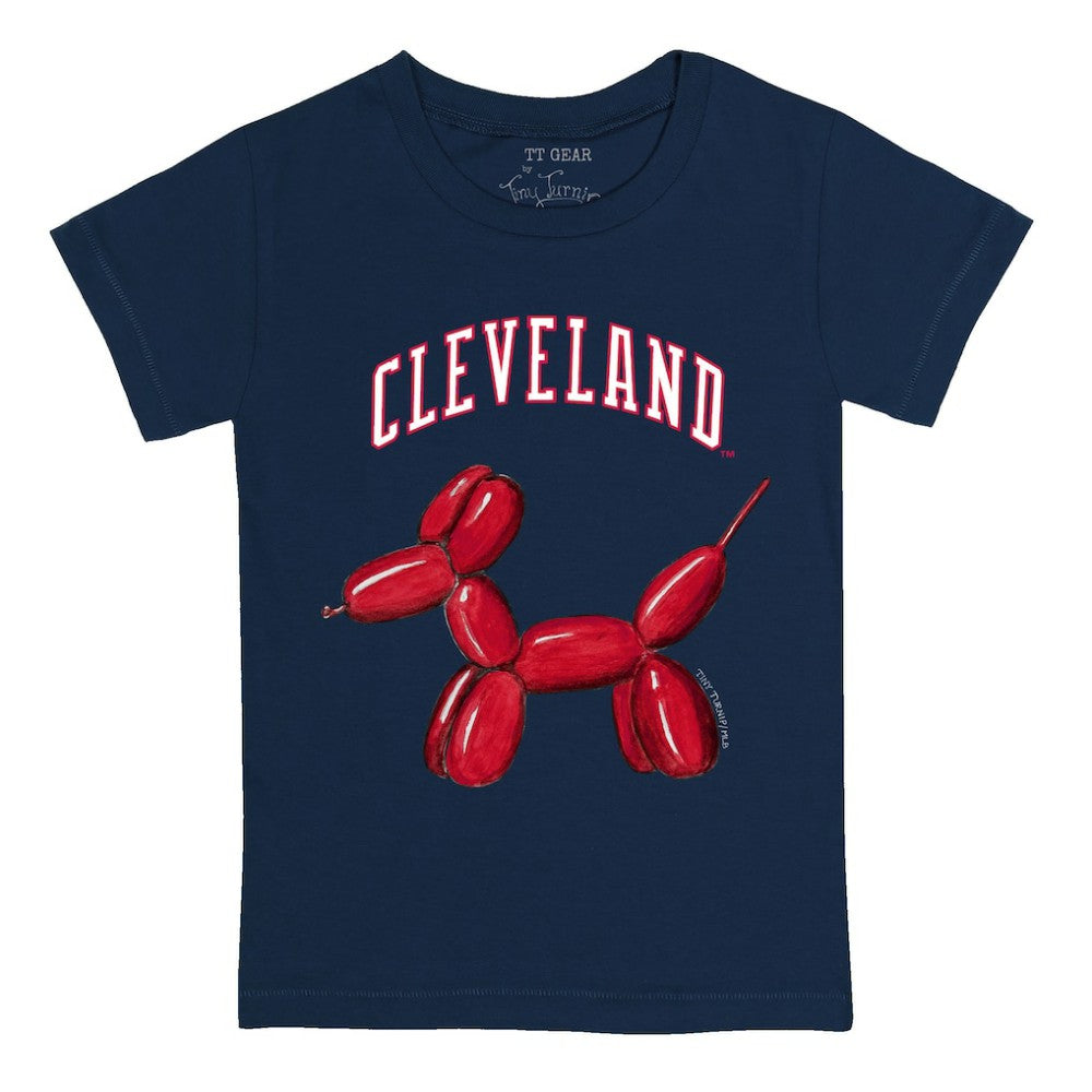 Cleveland Guardians Tiny Turnip Youth Balloon Dog T-Shirt Online