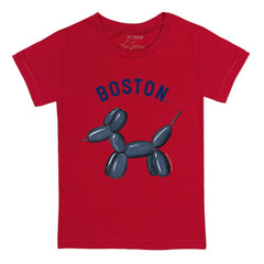 Boston Red Sox Tiny Turnip Youth Balloon Dog T-Shirt Outlet