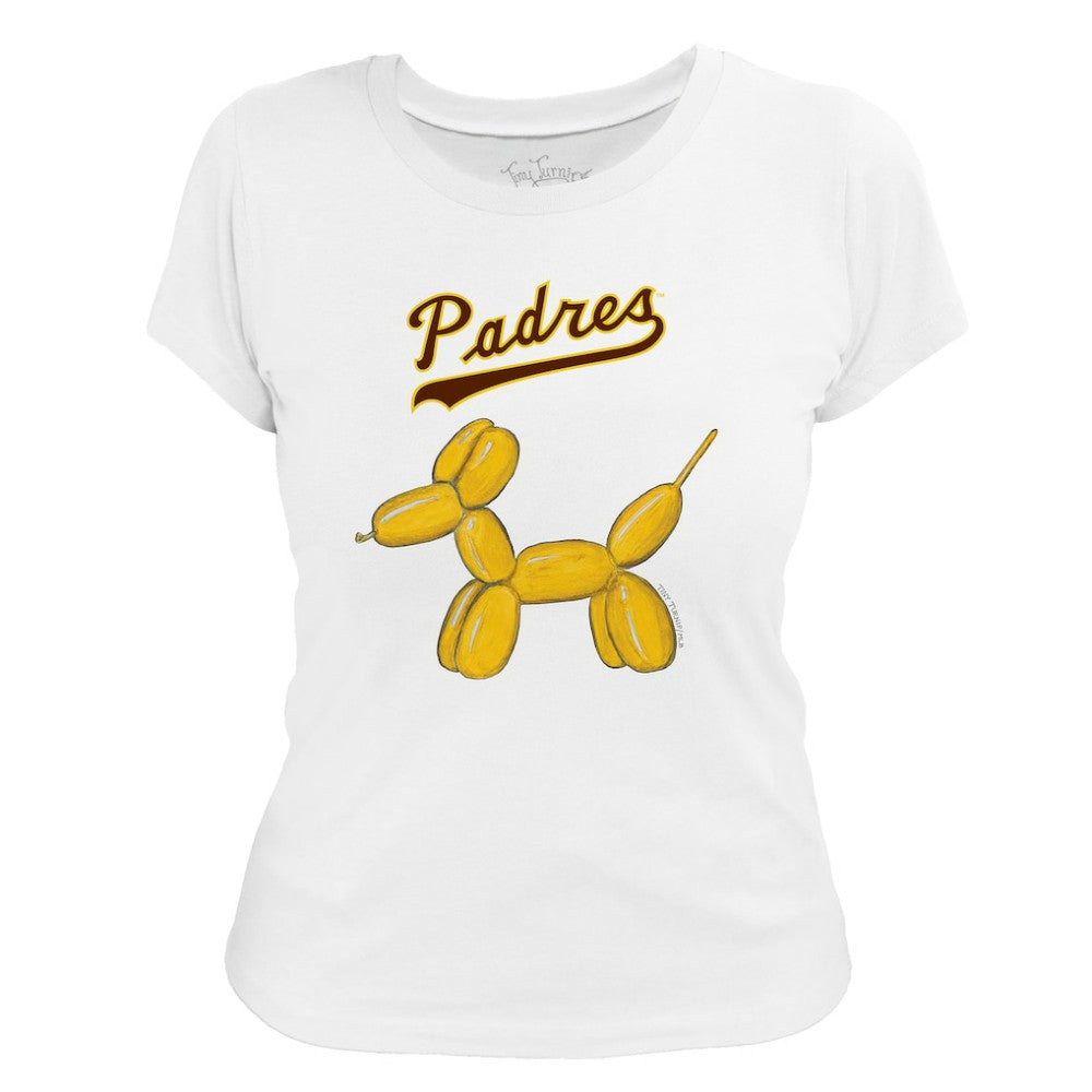San Diego Padres Tiny Turnip Women's Balloon Dog T-Shirt Outlet