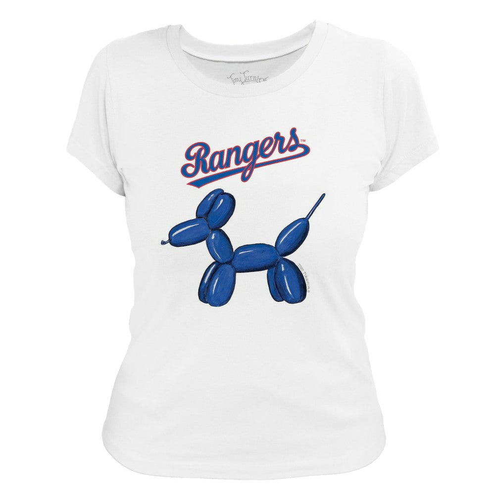 Texas Rangers Tiny Turnip Women's Balloon Dog T-Shirt Sale