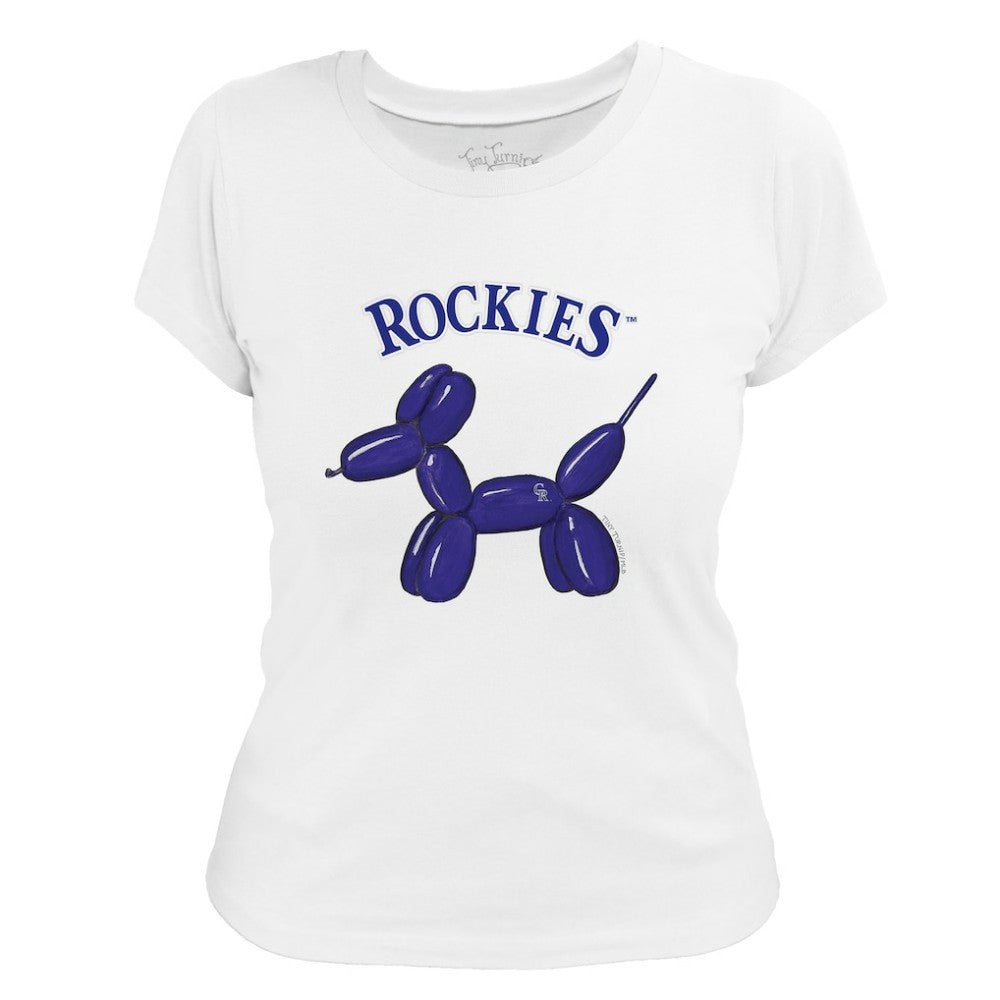Colorado Rockies Tiny Turnip Women's Balloon Dog T-Shirt Online