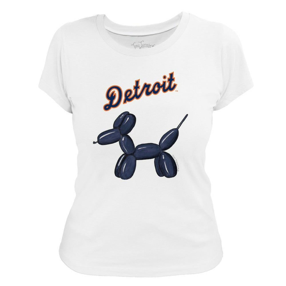 Detroit Tigers Tiny Turnip Women's Balloon Dog T-Shirt for sale