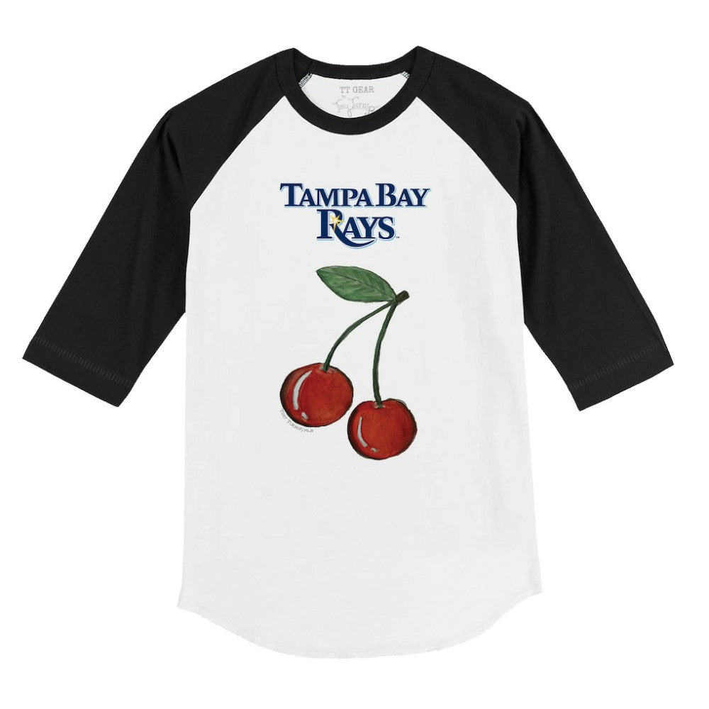 Tampa Bay Rays Tiny Turnip Youth Cherries 3/4-Sleeve Raglan Baseball T-Shirt Near Me