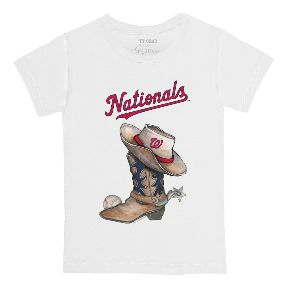 Washington Nationals Tiny Turnip Youth Cowboy Boot T-Shirt for sale