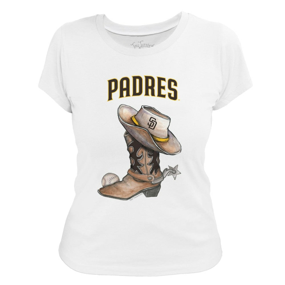 San Diego Padres Tiny Turnip Women's Cowboy Boot T-Shirt Near Me