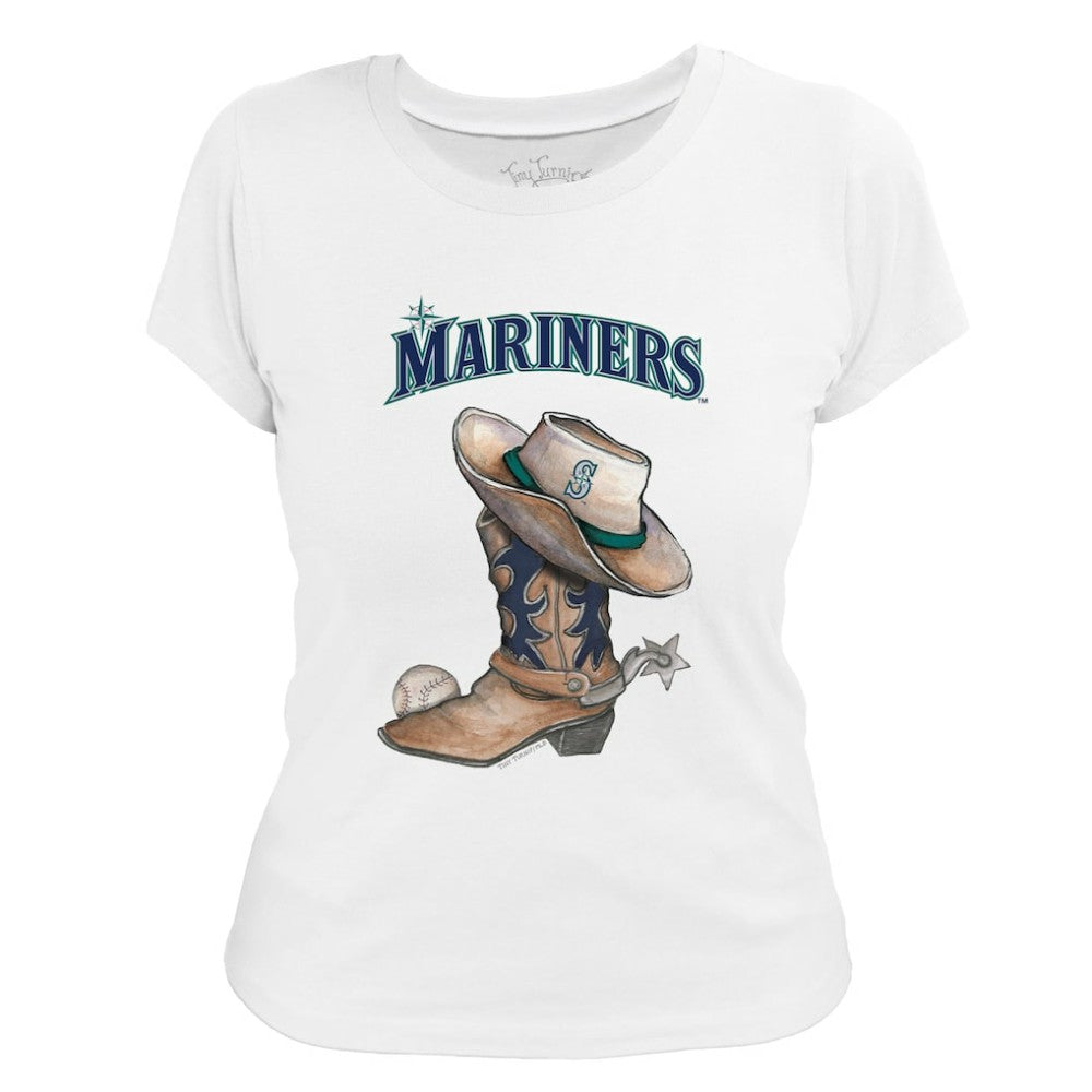 Seattle Mariners Tiny Turnip Women's Cowboy Boot T-Shirt Near Me