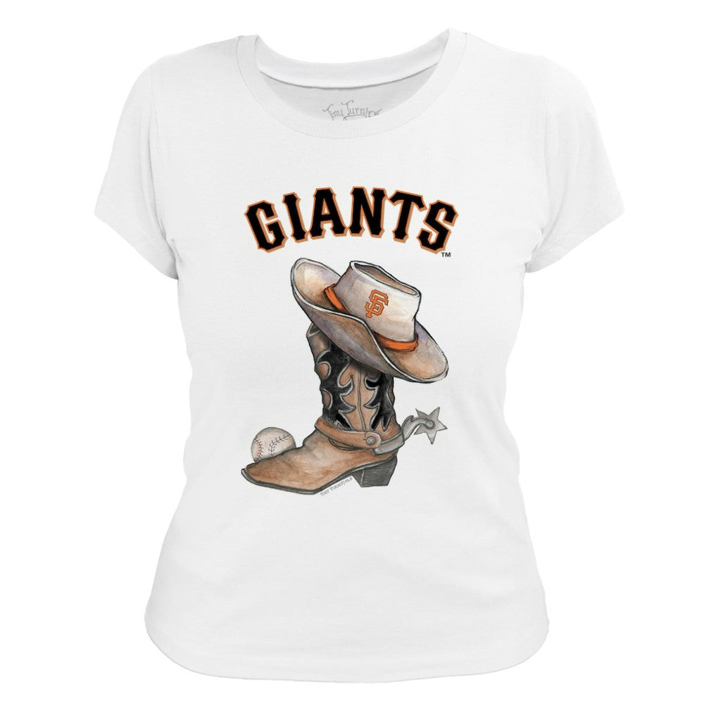 San Francisco Giants Tiny Turnip Women's Cowboy Boot T-Shirt Near Me