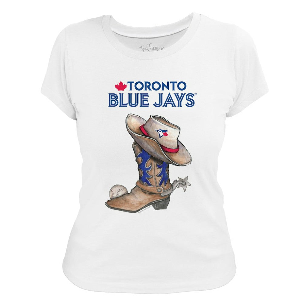Toronto Blue Jays Tiny Turnip Women's Cowboy Boot T-Shirt for sale