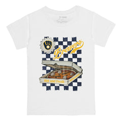 Milwaukee Brewers Tiny Turnip Youth Pizza T-Shirt Online