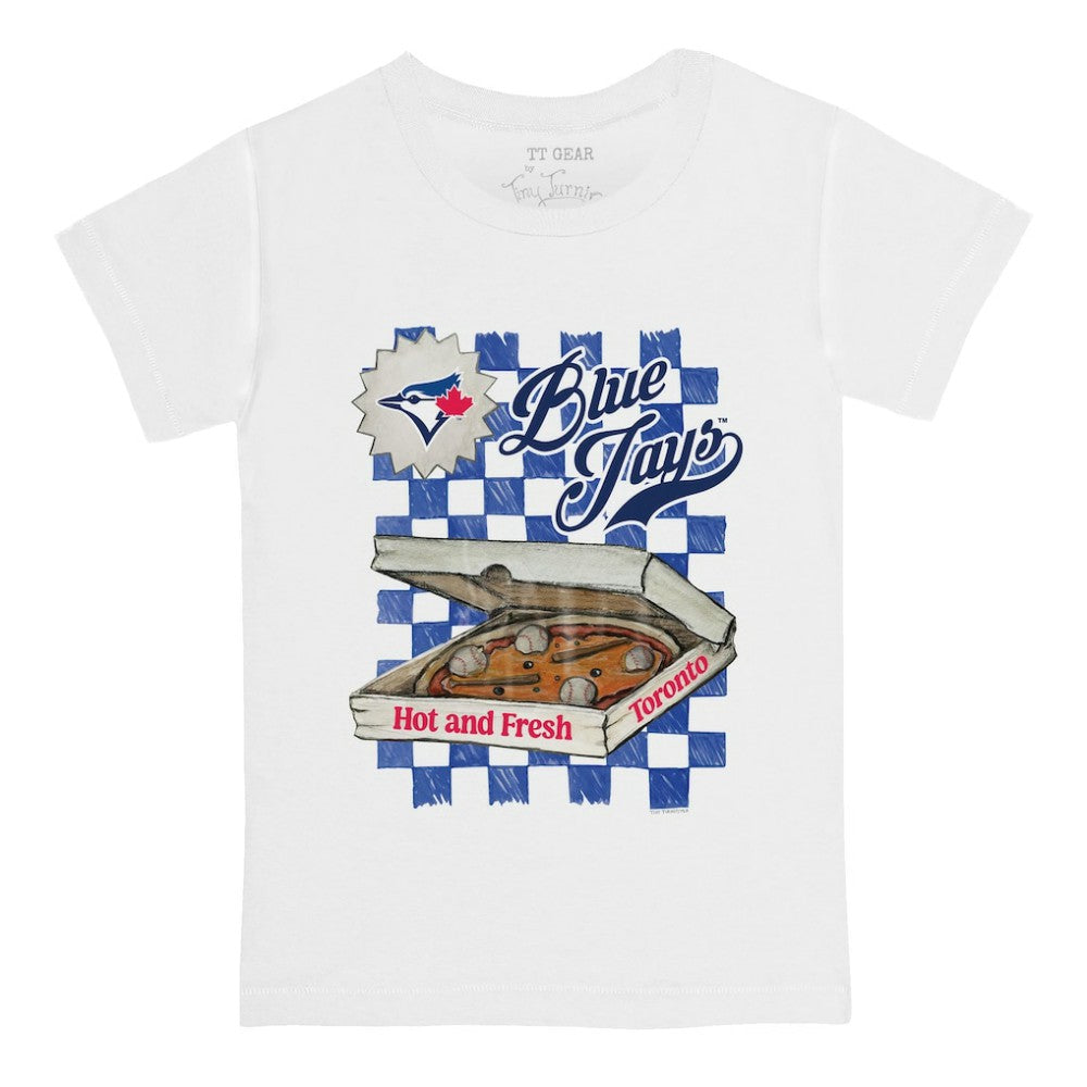 Toronto Blue Jays Tiny Turnip Youth Pizza T-Shirt Discount