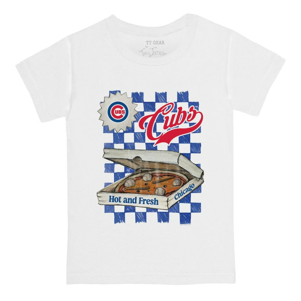 Chicago Cubs Tiny Turnip Youth Pizza T-Shirt Online