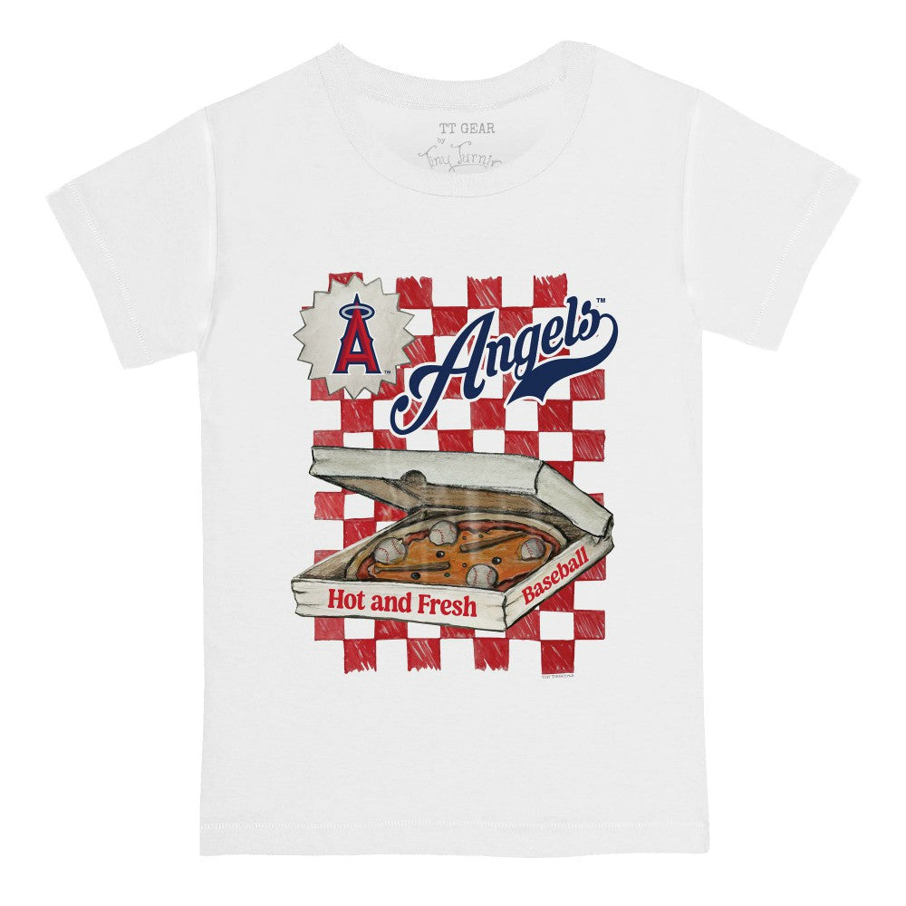 Los Angeles Angels Tiny Turnip Youth Pizza T-Shirt Discount