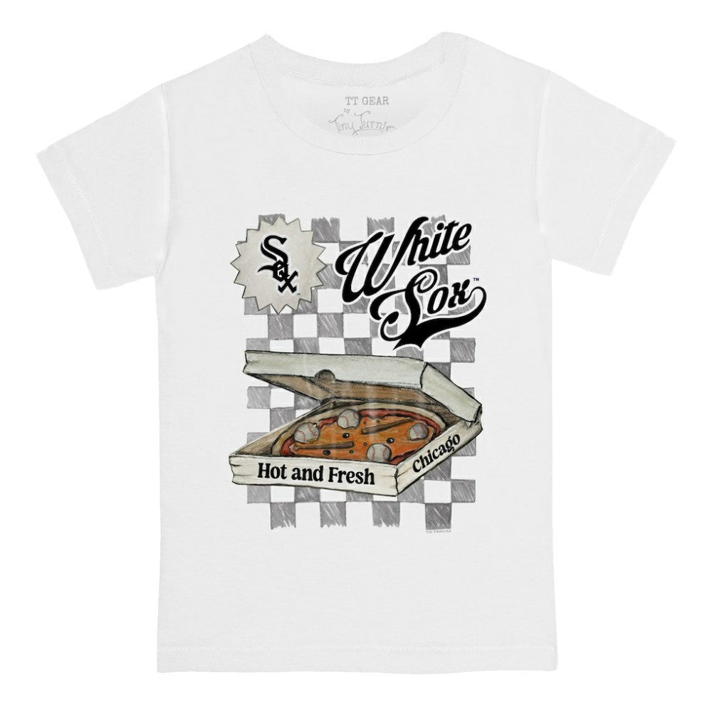 Chicago White Sox Tiny Turnip Youth Pizza T-Shirt Near Me