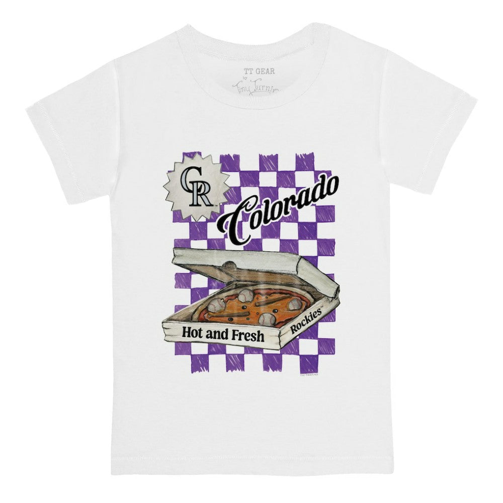 Colorado Rockies Tiny Turnip Youth Pizza T-Shirt Online