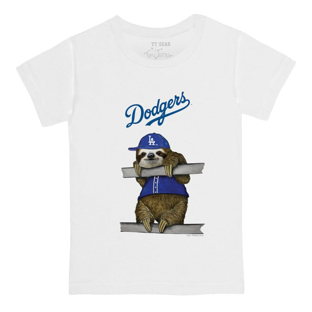 Los Angeles Dodgers Tiny Turnip Youth Sloth T-Shirt Outlet