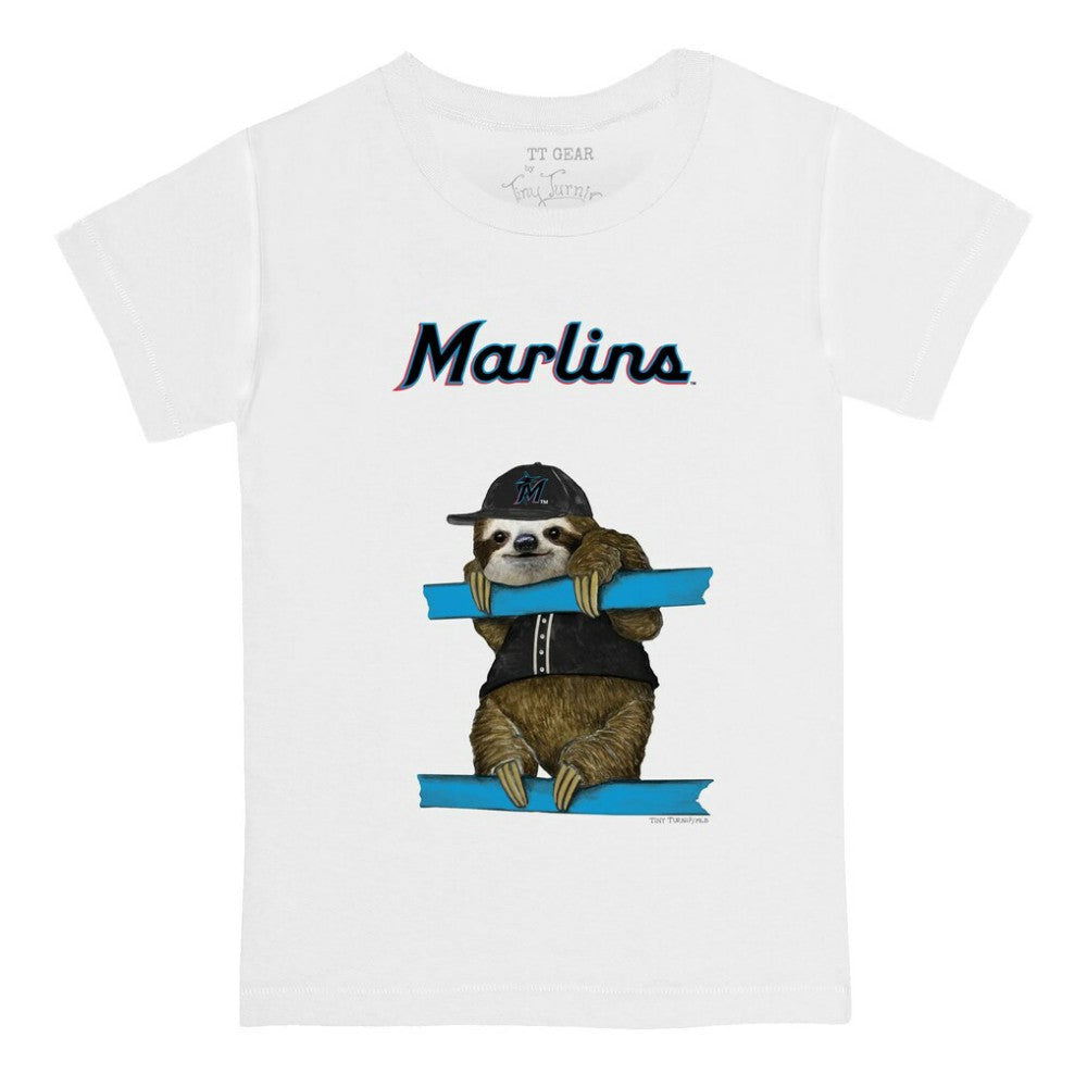 Miami Marlins Tiny Turnip Youth Sloth T-Shirt Outlet
