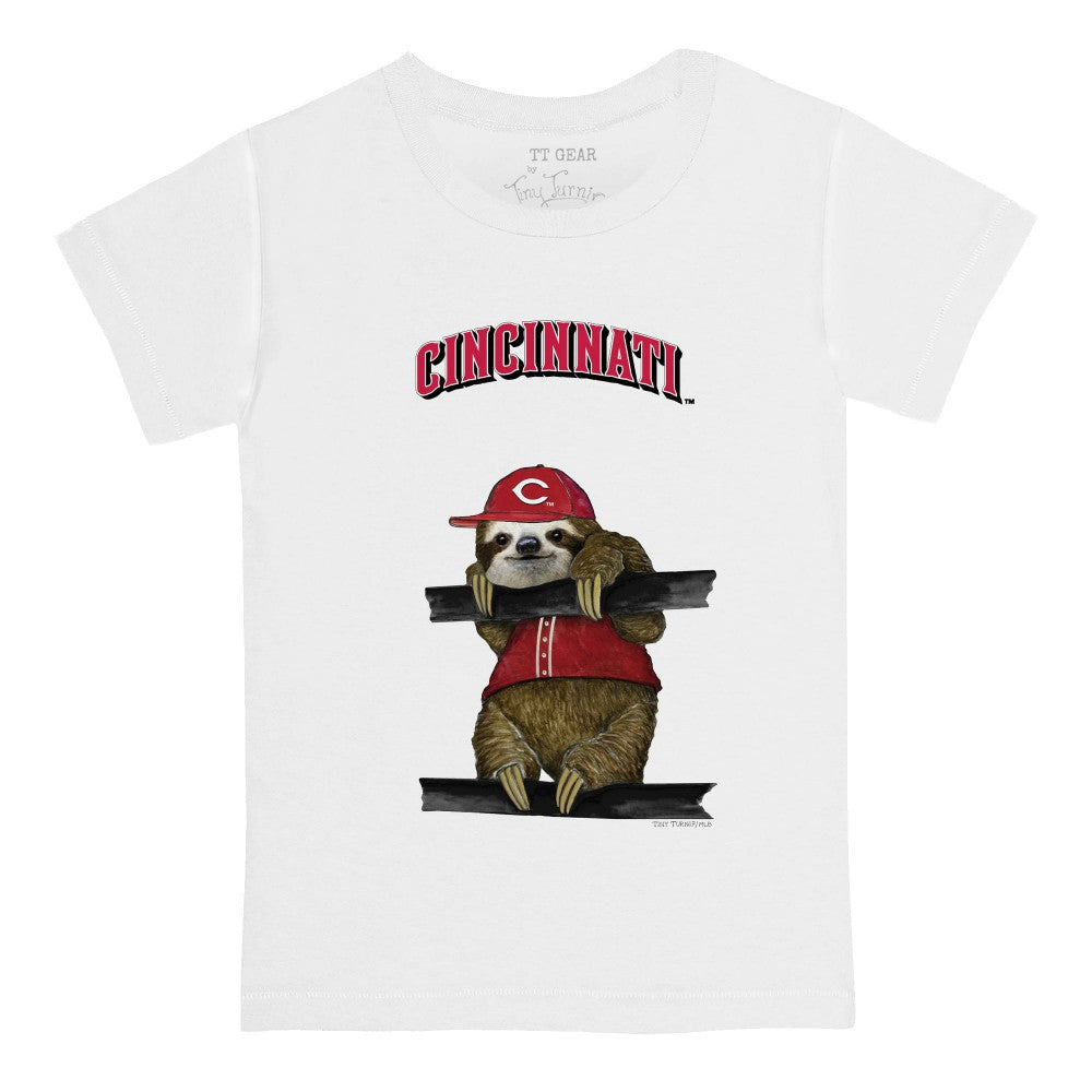 Cincinnati Reds Tiny Turnip Youth Sloth T-Shirt Online