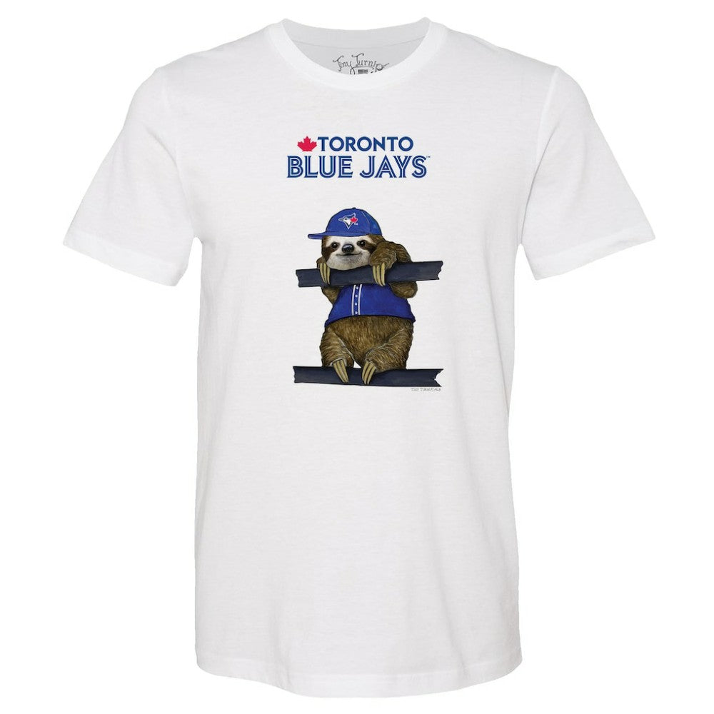 Toronto Blue Jays Tiny Turnip Unisex Sloth T-Shirt Sale