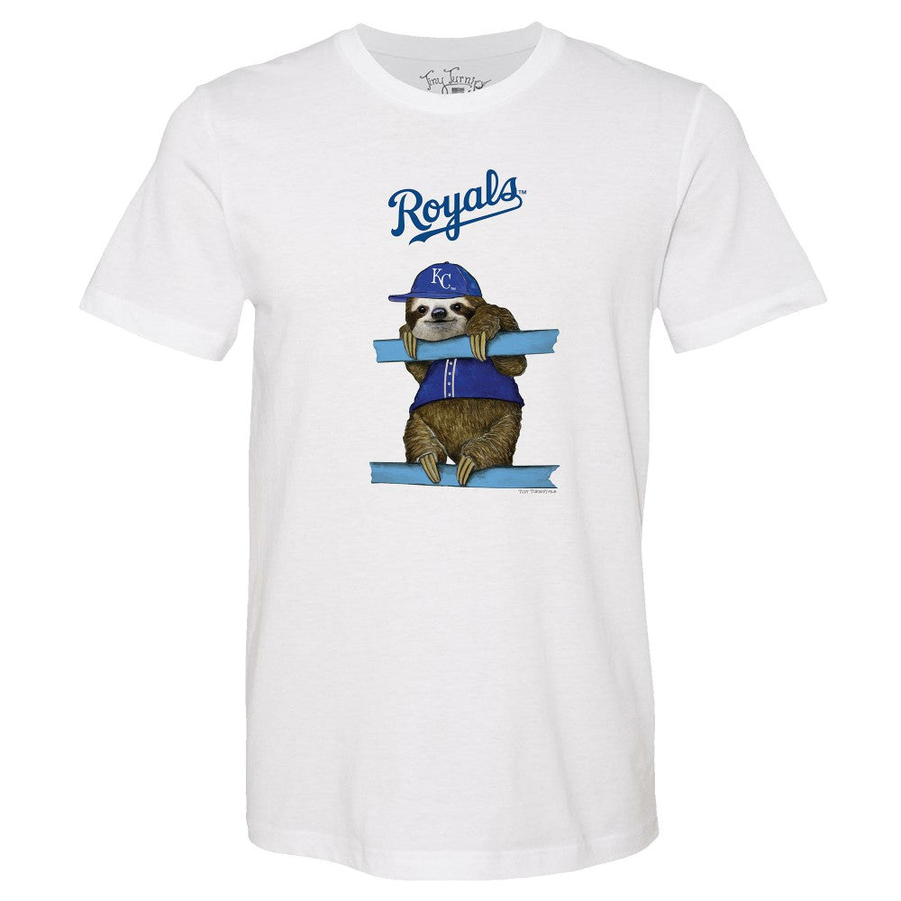 Kansas City Royals Tiny Turnip Unisex Sloth T-Shirt Sale
