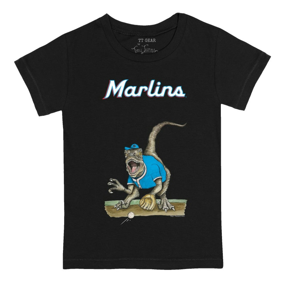 Miami Marlins Tiny Turnip Youth Velociraptor T-Shirt for sale