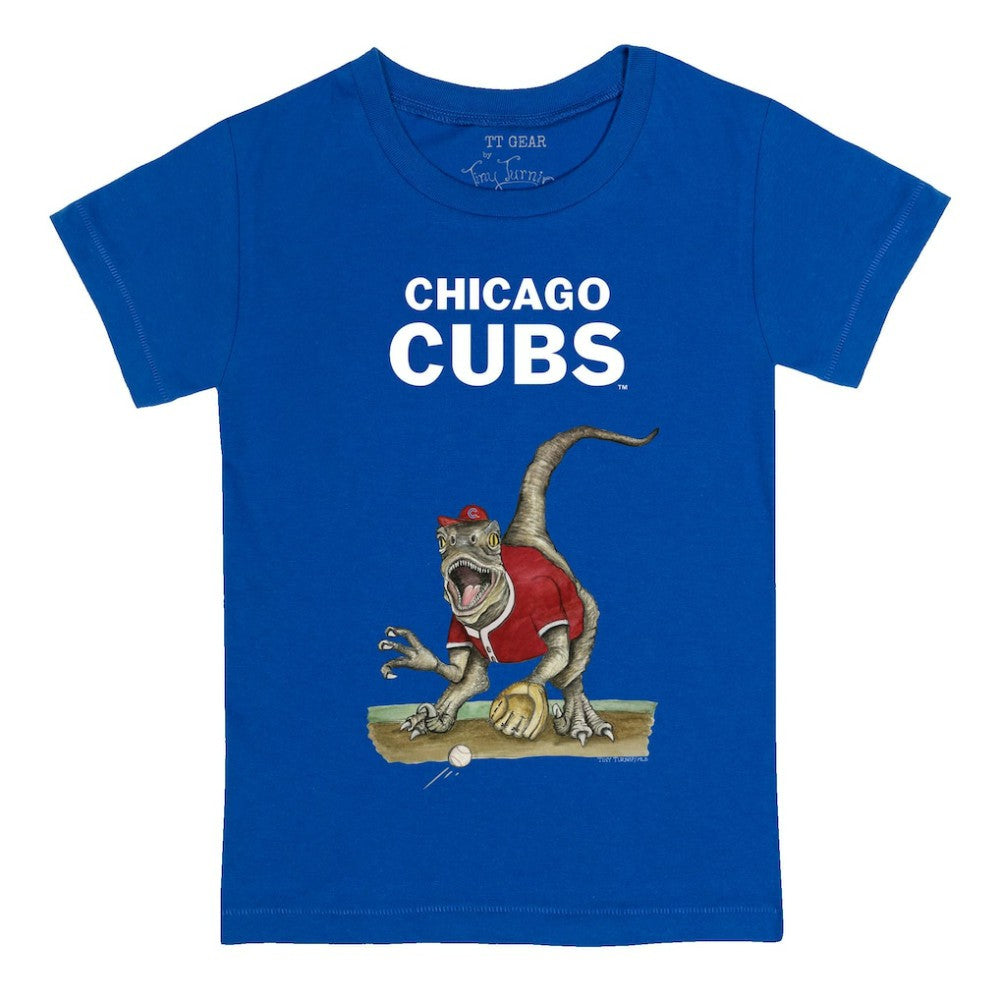 Chicago Cubs Tiny Turnip Youth Velociraptor T-Shirt for sale