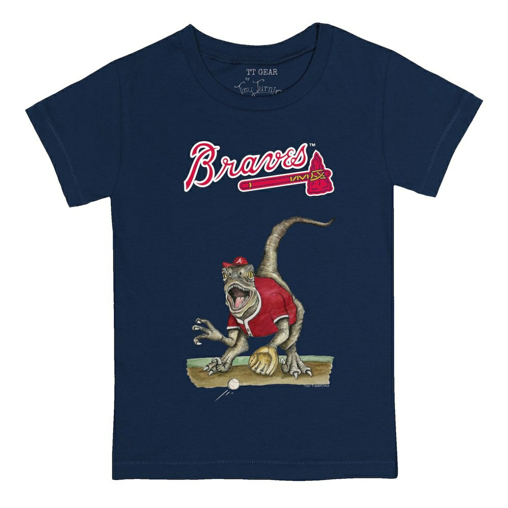 Atlanta Braves Tiny Turnip Youth Velociraptor T-Shirt Online