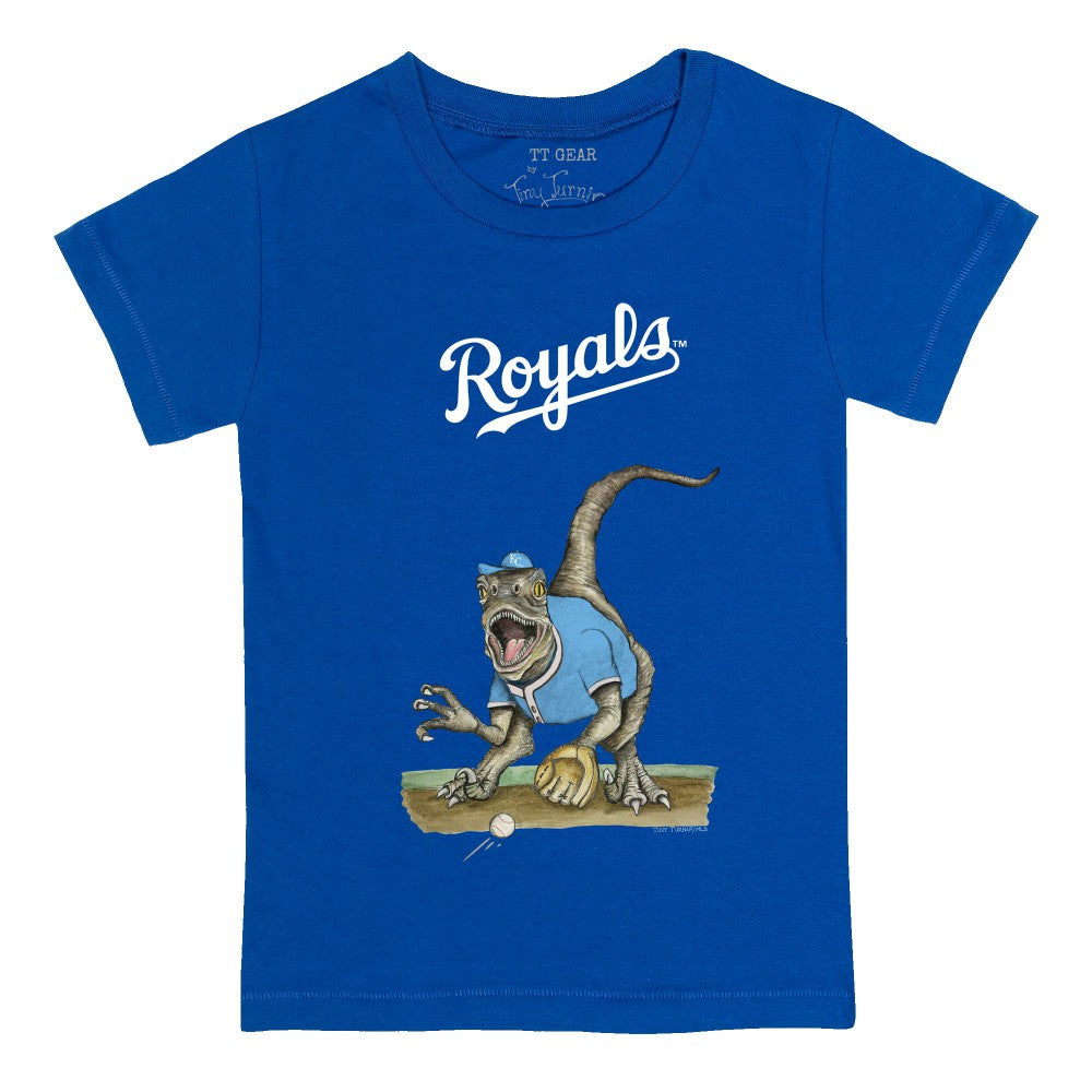 Kansas City Royals Tiny Turnip Youth Velociraptor T-Shirt Outlet