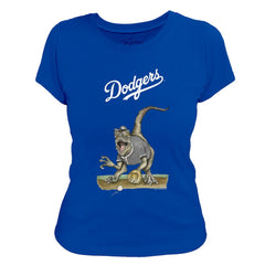 Los Angeles Dodgers Tiny Turnip Women's Velociraptor T-Shirt Discount