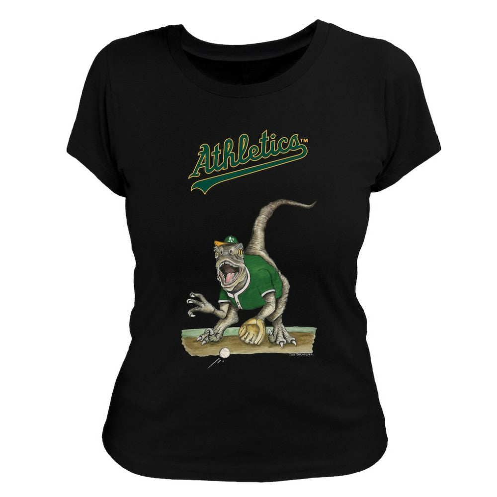 Athletics Tiny Turnip Women's Velociraptor T-Shirt for sale