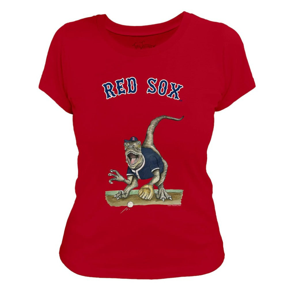 Boston Red Sox Tiny Turnip Women's Velociraptor T-Shirt Near Me