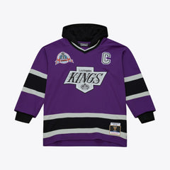 Los Angeles Kings Mitchell & Ness x Just Don Jersey Hoodie - Purple | NHL online
