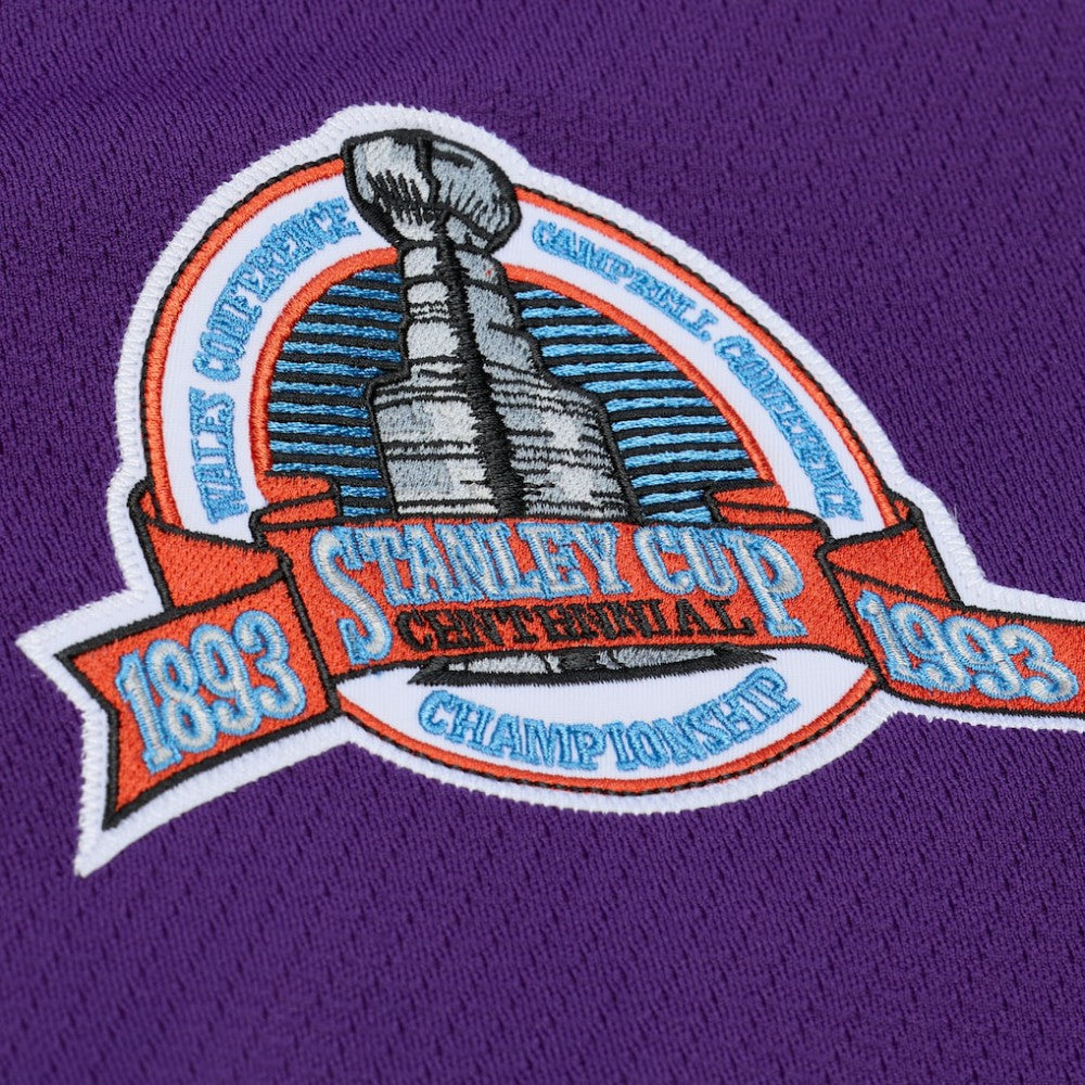 Los Angeles Kings Mitchell & Ness x Just Don Jersey Hoodie - Purple | NHL online