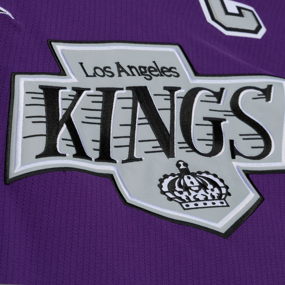 Los Angeles Kings Mitchell & Ness x Just Don Jersey Hoodie - Purple | NHL online