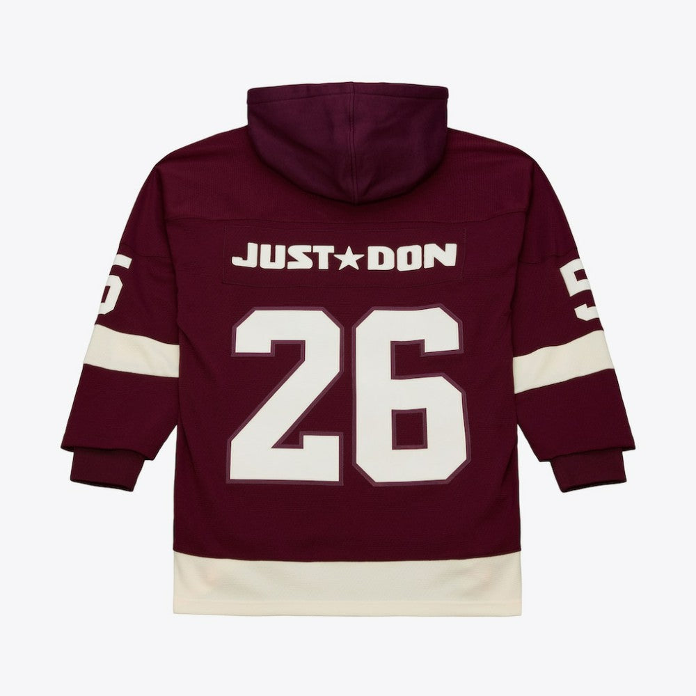 Detroit Red Wings Mitchell & Ness x Just Don Jersey Hoodie - Crimson | NHL sale
